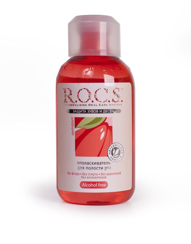 фото упаковки ROCS Ополаскиватель для полости рта Грейпфрут и мята