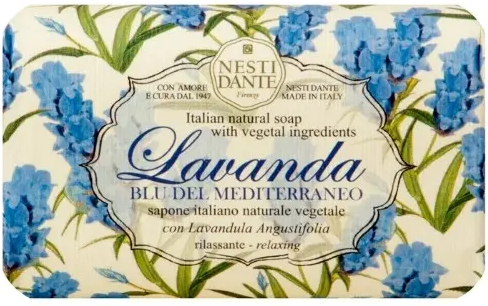 фото упаковки Nesti Dante Мыло туалетное Лаванда голубое средиземноморье
