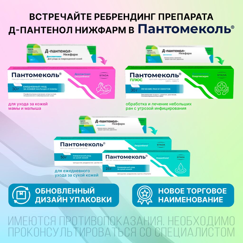 Пантомеколь плюс, 5,25% + 0,802%, крем для наружного применения, 30 г, 1 шт.