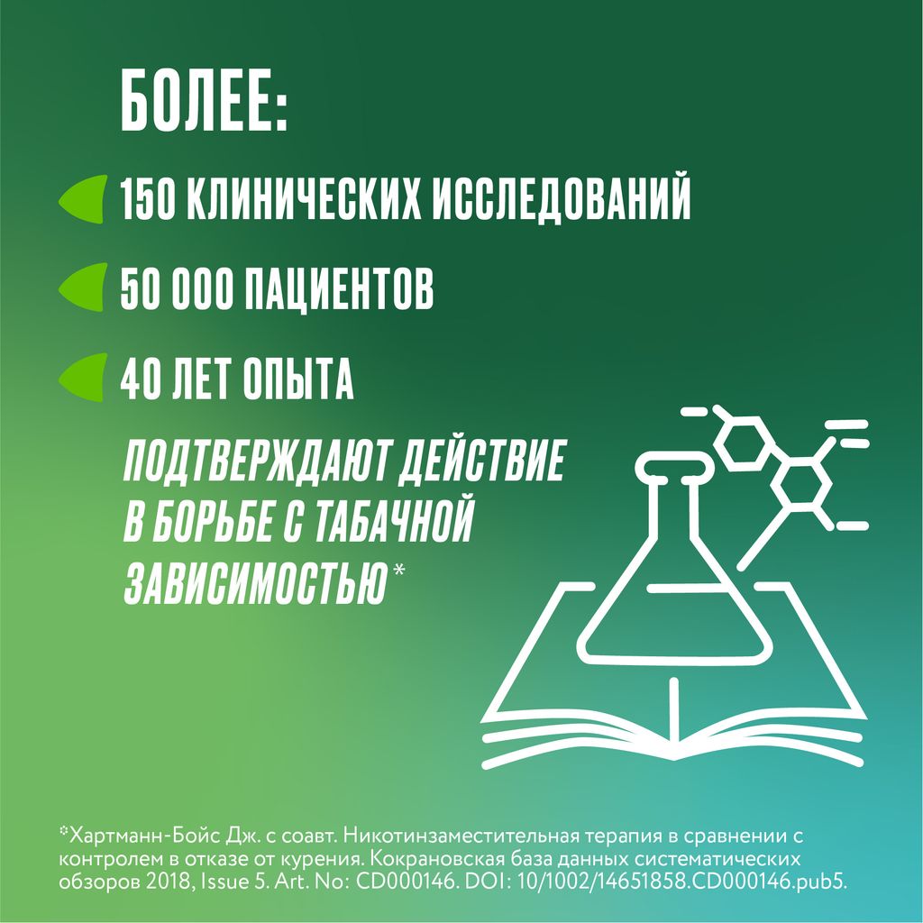 Никоретте, 1 мг/доза, 150 доз, спрей для местного применения дозированный, со вкусом мяты, 13.2 мл, 2 шт.