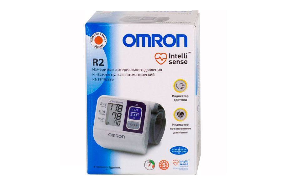 фото упаковки Тонометр автоматический OMRON R2 на запястье