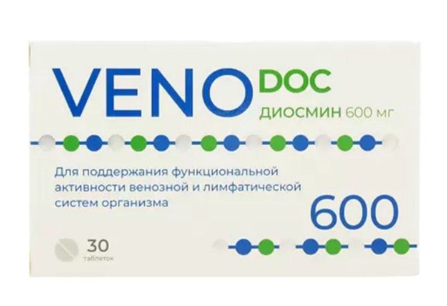 фото упаковки VENO DOC Диосмин 600
