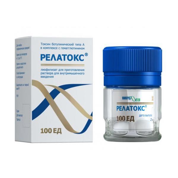 фото упаковки Релатокс Токсин ботулинический типа А в комплексе с гемагглютинином