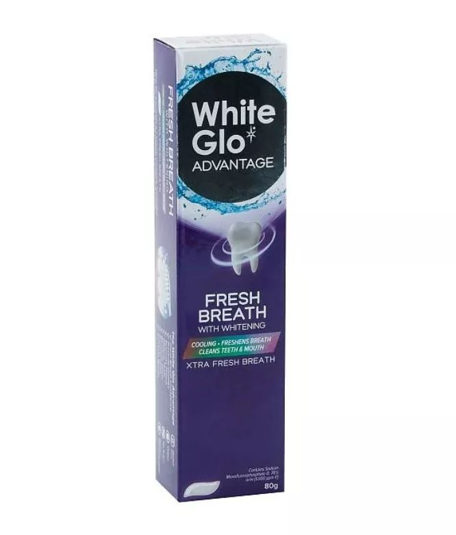 фото упаковки White Glo Зубная паста отбеливающая Свежее дыхание
