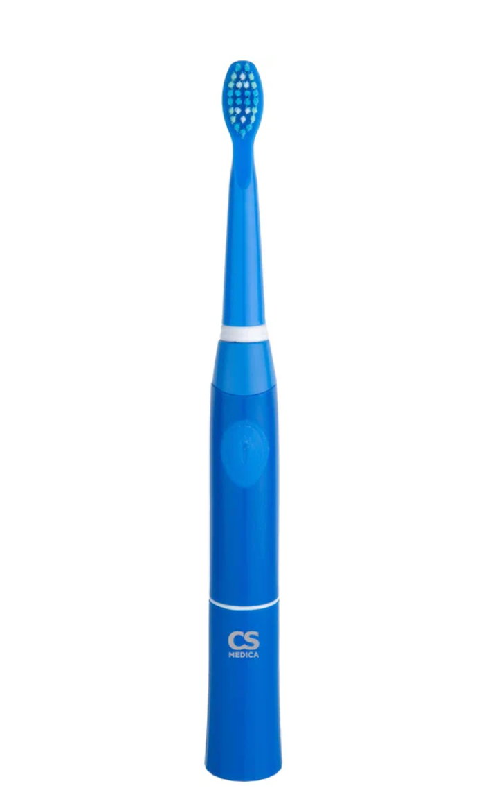 Электрическая зубная щетка звуковая CS Medica CS-999-H, синего цвета, 1 шт.