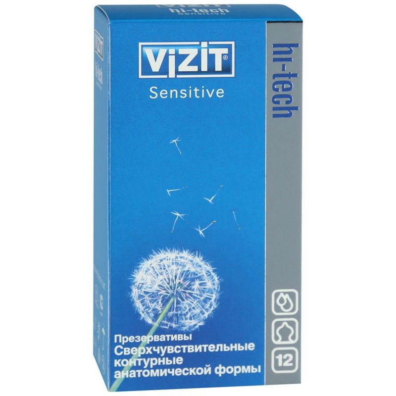 фото упаковки Презервативы Vizit Hi-Tech Sensitive