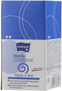 Matopat Matofix Cohesive Бинт фиксирующий, 10 см х 4 м, бинт фиксирующий самоприлипающий, 1 шт.