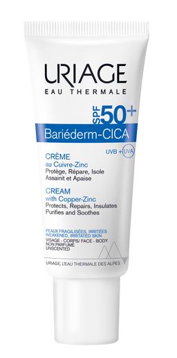 Uriage Bariederm Cica-Cream Крем с Cu-Zn SPF50+