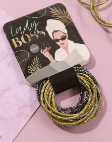 Art beauty набор резинок для волос на подвесе lady boss, 10 шт.