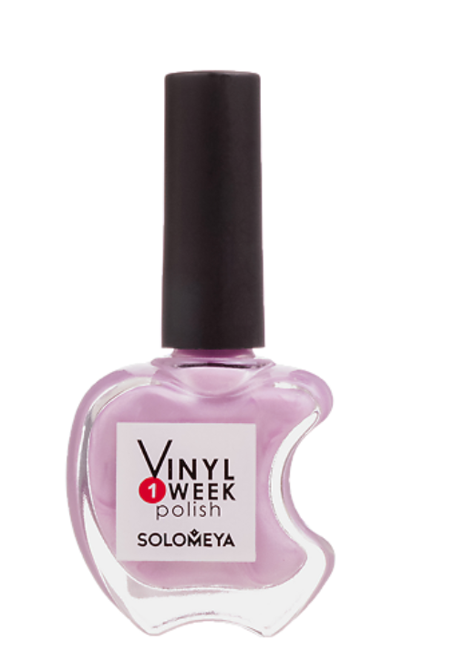 Solomeya Недельный лак One Week Vinyl Polish, лак для ногтей, Lilack Shell тон 35, 13 мл, 1 шт.