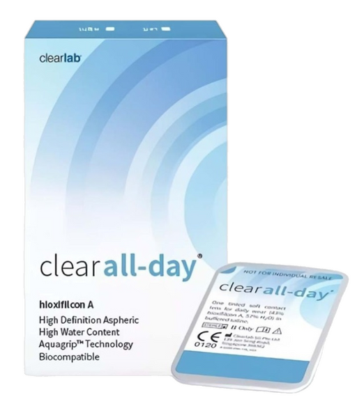 ClearLab Clear All-Day Линзы контактные, BC=8.6 d=14.2, D(-2.25), 6 шт.