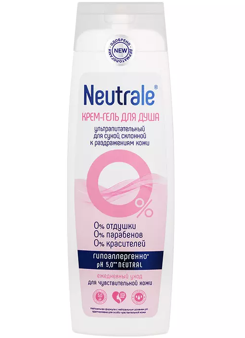 Neutrale Крем-гель для душа ультрапитательный, крем-гель, для сухой склонной к раздражениям кожи, 400 мл, 1 шт.