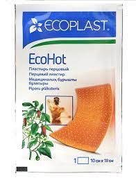 Ecoplast Ecohot Пластырь перцовый, 10х18см, 1 шт.