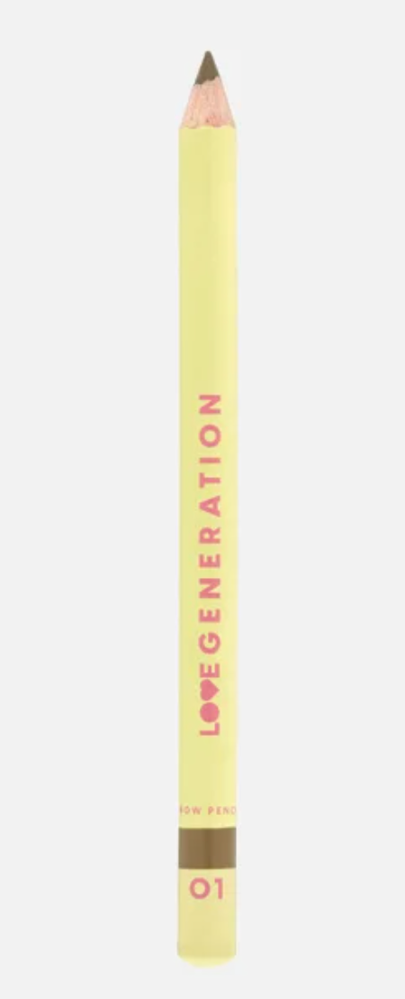 Love Generation Карандаш для бровей Brow Pencil, тон 01, 1.3 г, 1 шт.