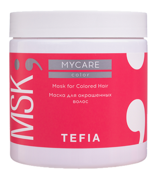 Tefia Mycare Color Маска для окрашенных волос, маска для волос, 500 мл, 1 шт.