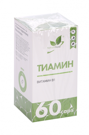 Naturalsupp тиамин, капсулы, 60 шт.