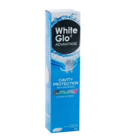 White Glo Зубная паста отбеливающая Защита от кариеса, паста зубная, 80 г, 1 шт.