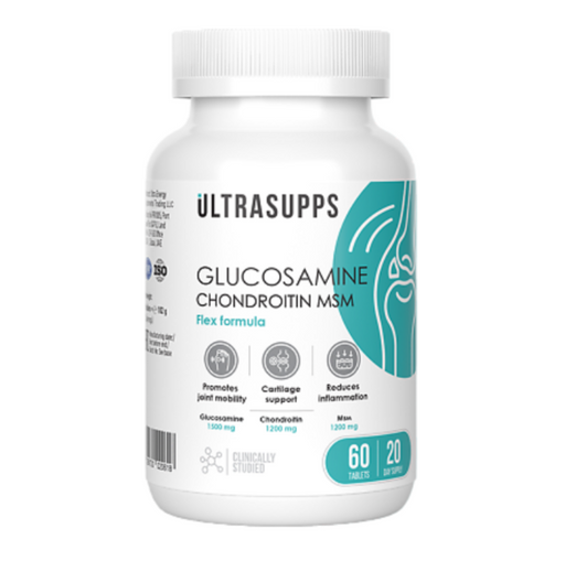 Ultrasupps Глюкозамин+Хондроитин+МСМ, таблетки, 60 шт.