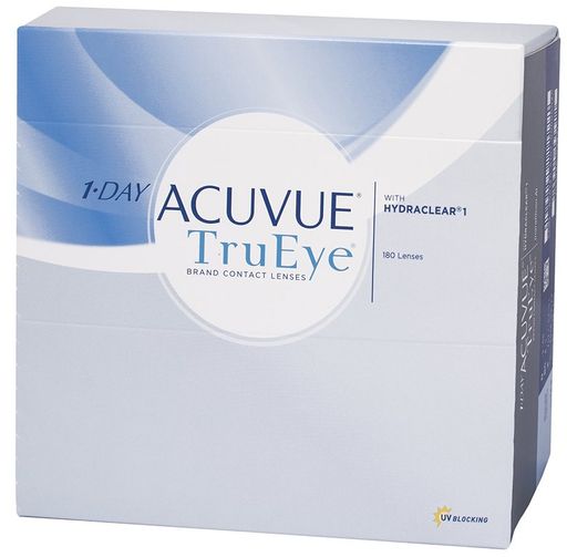 1-Day Acuvue TruEye Линзы контактные Однодневные, BC=8.5 d=14.2, D(-2.00), 180 шт.