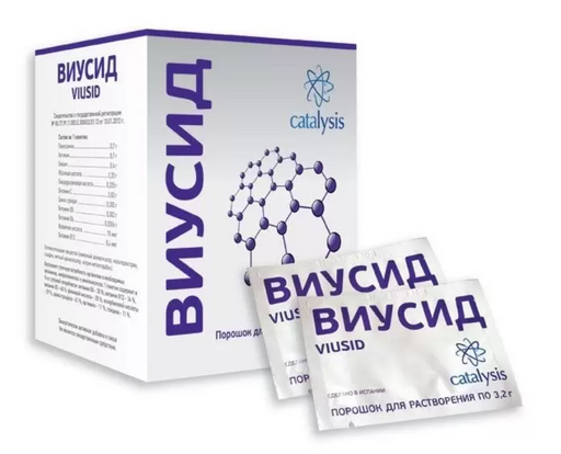 Виусид, порошок, 3.2 г, 21 шт.