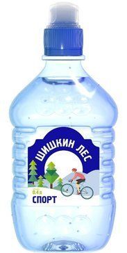 Шишкин Лес Вода питьевая Спорт, вода питьевая негазированная, 400 мл, 1 шт.