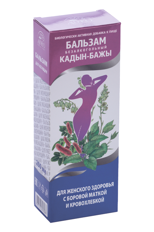 Кадын-Бажы Бальзам для женского здоровья, бальзам для приема внутрь, 250 мл, 1 шт.